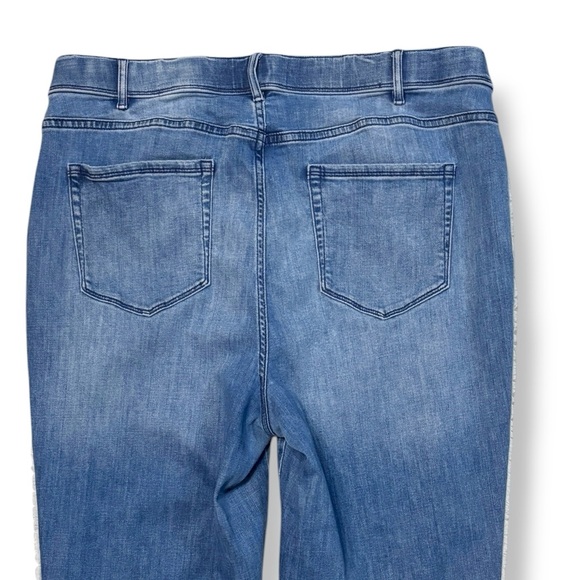 J. JILL DENIM High Rise Cropped Jeans Size 18 - Picture 4 of 9